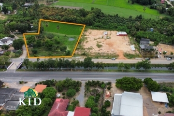 ขายที่ดินเพชรบุรี  4 ไร่ กว่า ติดถนนใหญ่ เพชรบุรี ทำเลทอง ใกล้ทะเล